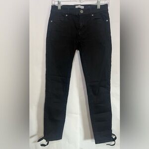 LOFT Black Modern Skinny Jeans Size 24/00 Everyday Grunge Normcore Denim